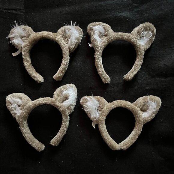Set of 4 ‘Great Wolf Lodge’ Furry Headbands - Picture 1 of 6